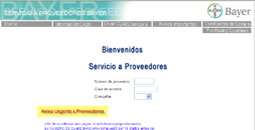 Portal de proveedores